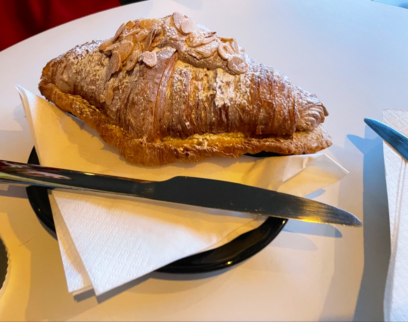 An almond pastry served at Hãus of Coffee